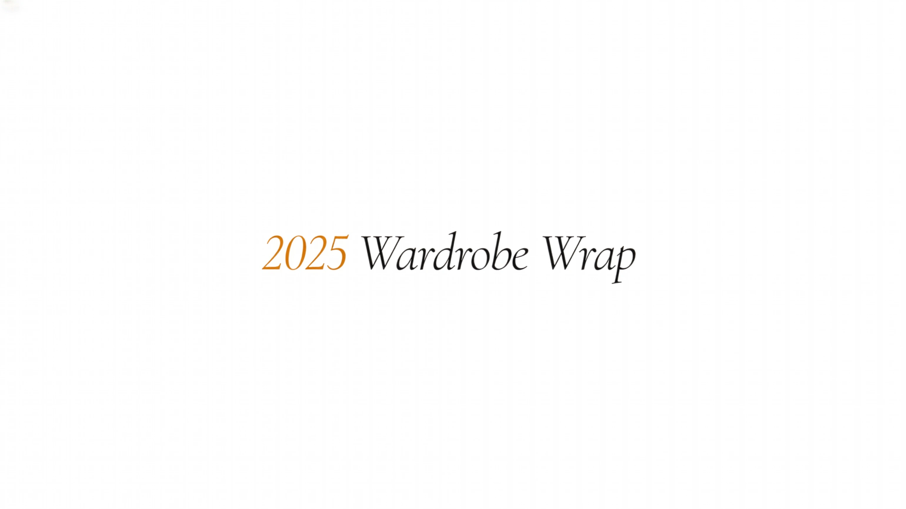 Wardrobe presentation preview, a boutique fashion e-commerce concept